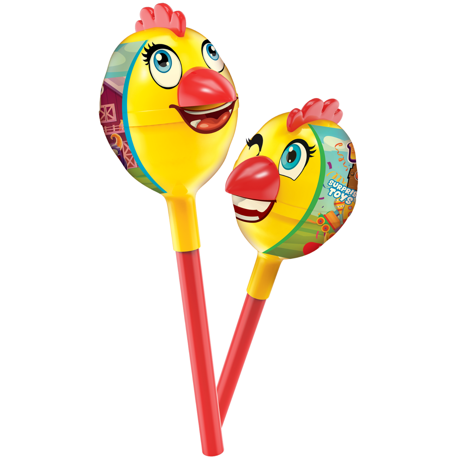 Pappi Surprise Cheeky Chicky Toy 12x10g – Candy Cargo