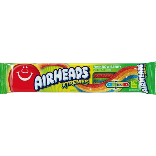 Airheads Xtremes Rainbow Berry 18X57G