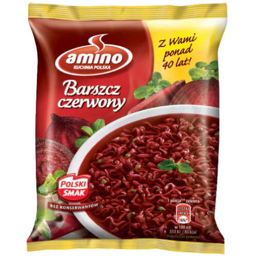 Amino Noodle-Betrots Soup-Barszcz-22X66G