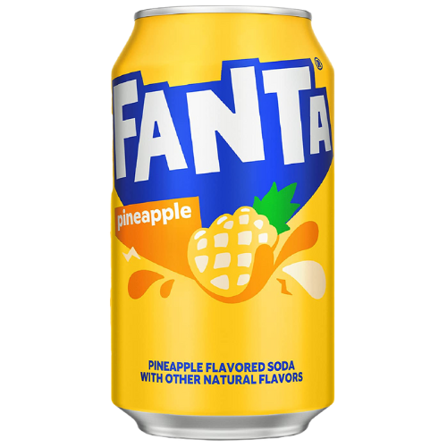 Fanta Pineapple Soda Can 12X355Ml