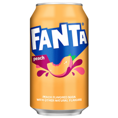 Fanta Peach Soda Can 12X355Ml