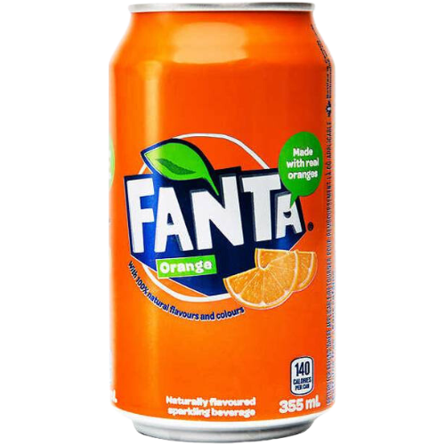 Fanta Orange Soda Can 12X355Ml