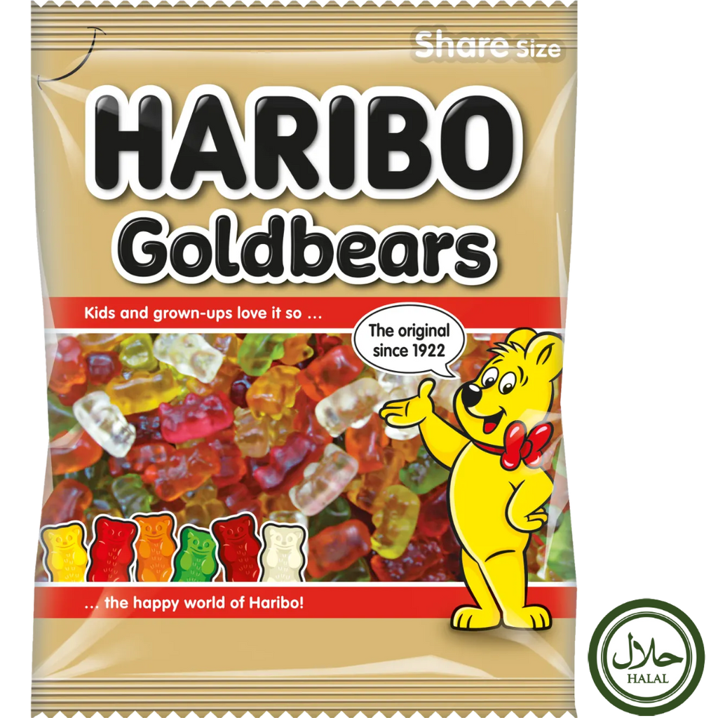 Haribo Halal Gold Bears 36X80G