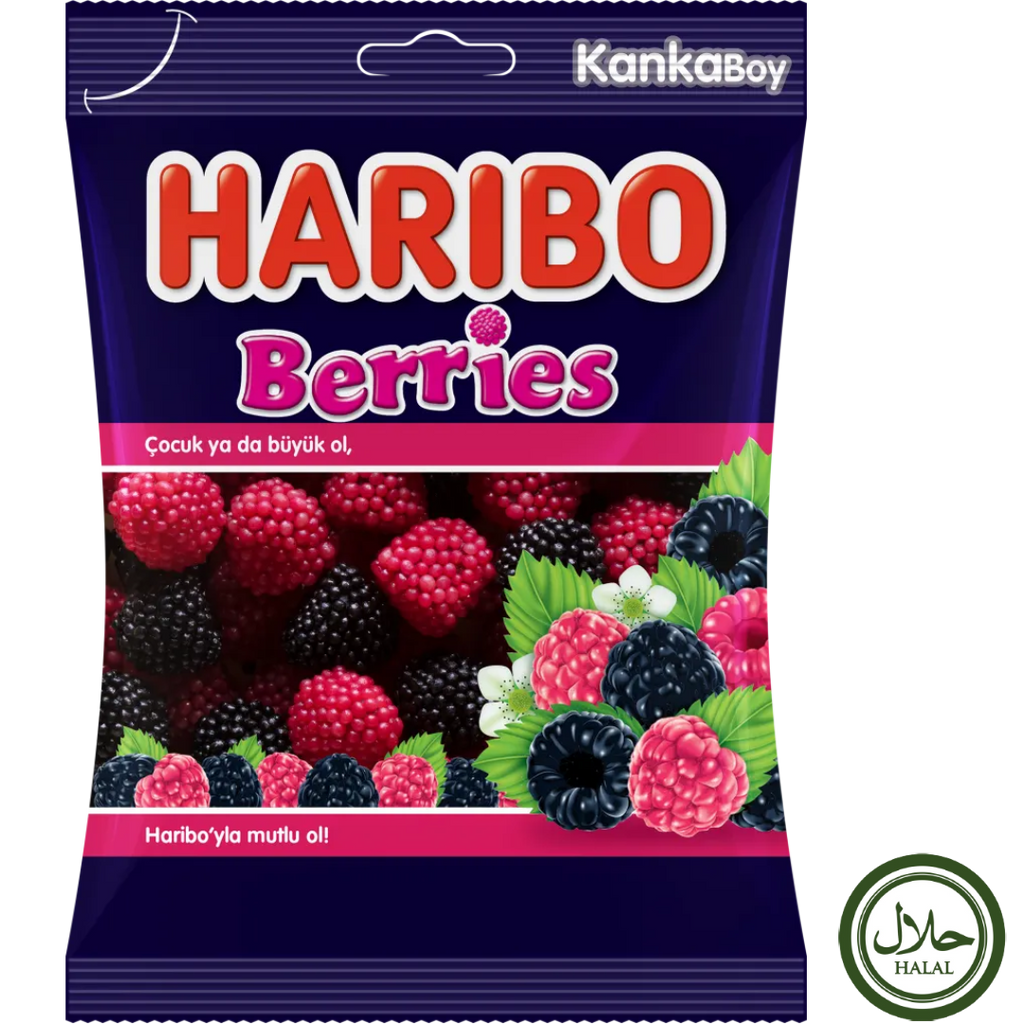 Haribo Halal Berries 24X80G