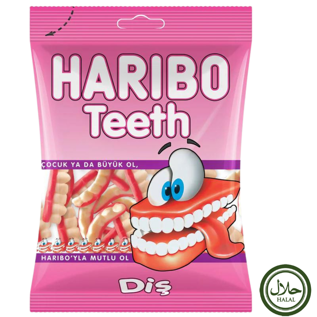 Haribo Halal Teeth 24X80G