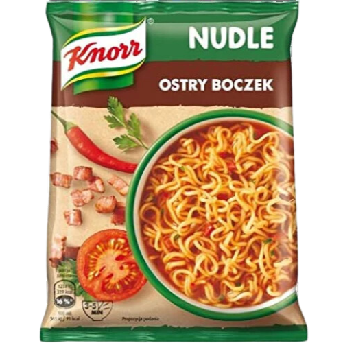 Knorr Noodle Spicy Bacon 22X63G