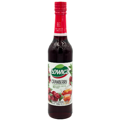 Lowicz Cranberry Syrup - Zurawina 6X400Ml