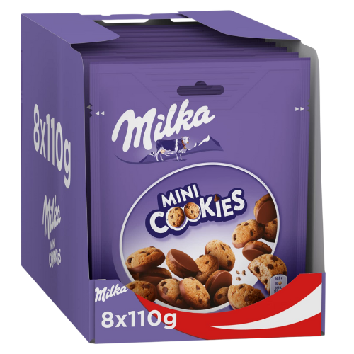 Milka Mini Box Milka Mini Cookies 8x110g – Candy Cargo