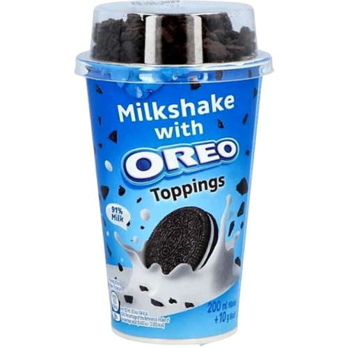 Oreo Milkshake With Toppings 10X200Ml – Candy Cargo