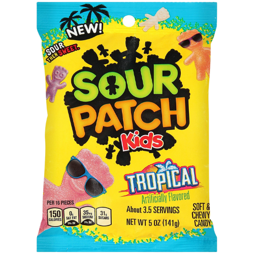 Sour Patch Tropical 12X141G (Bag)