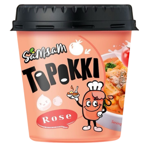 Topokki Korean Rice Cake *Rose* 6x120g – Candy Cargo