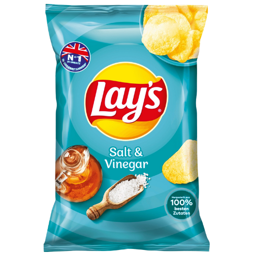 Lays Salt & Vinegar (9Box) 9X150G