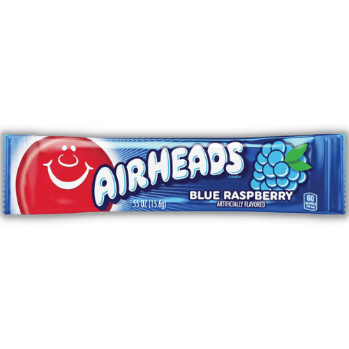 Airheads Blue Rasberry 36X16G (0.55Oz)