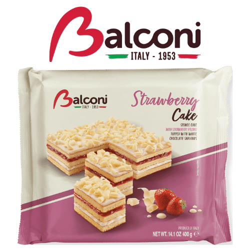 Balconi Strawberry Cake 6X400G