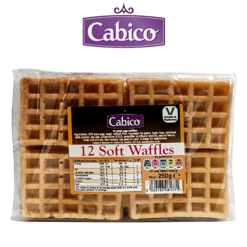 Cabico Plain Soft Waffles 12X250G