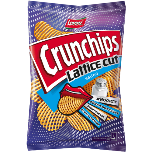 Crunchips Lattice Cut Salt 8X150G