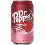 Dr Pepper Strawberries & Cream 12X355Ml