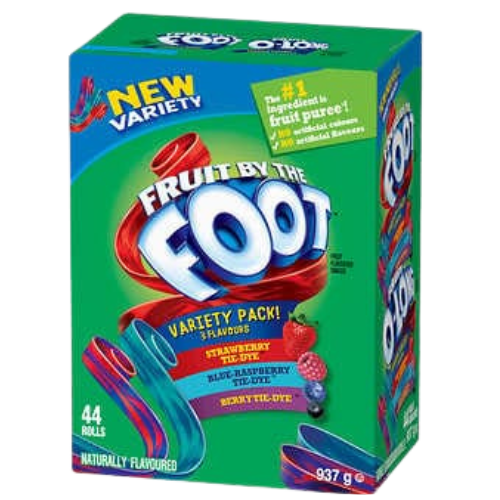 Fruit By The Foot Variety Pack 994g (44 Roll) Candy Cargo