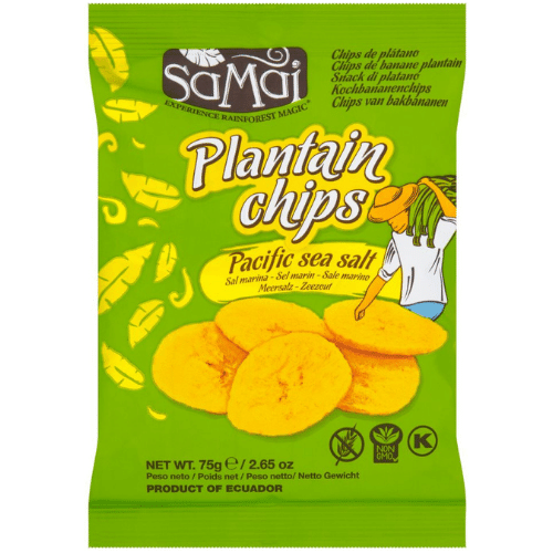 Samai Plantain Chips Salted 6X75G