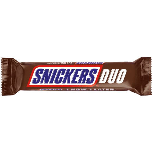 Snickers Duo Pack Chocolate Bar 24X75G