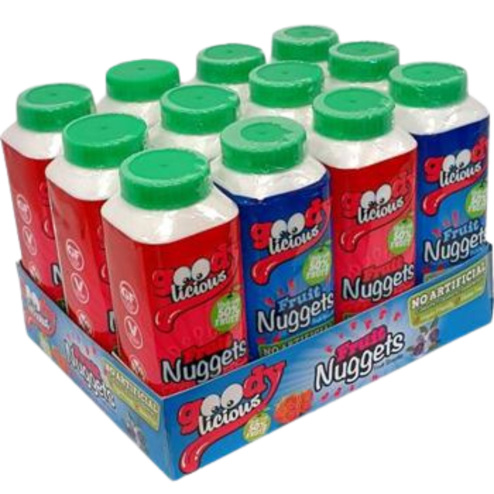 Goody Licious Fruit Nuggets 12X43G Candy Cargo